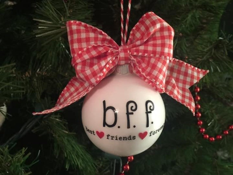 BFF Christmas Ornament Best Friend Forever Gift Perfect Etsy