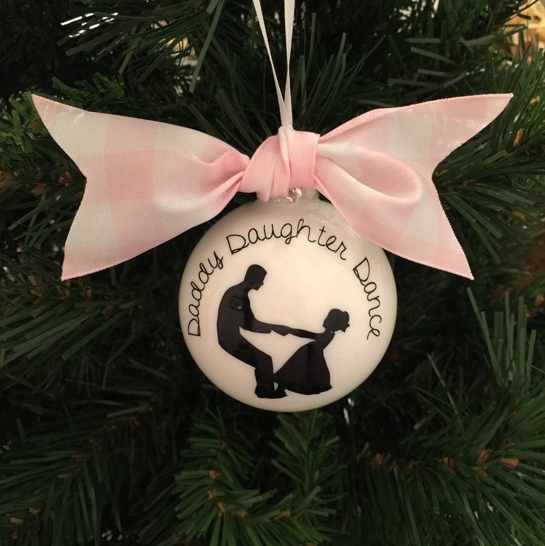 Daddy Daughter Dance Personalized Ornament Personalized Gift Etsy