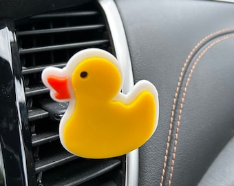 Duck Vent Clip: Acrylic Car Air Freshener for Duck Lovers