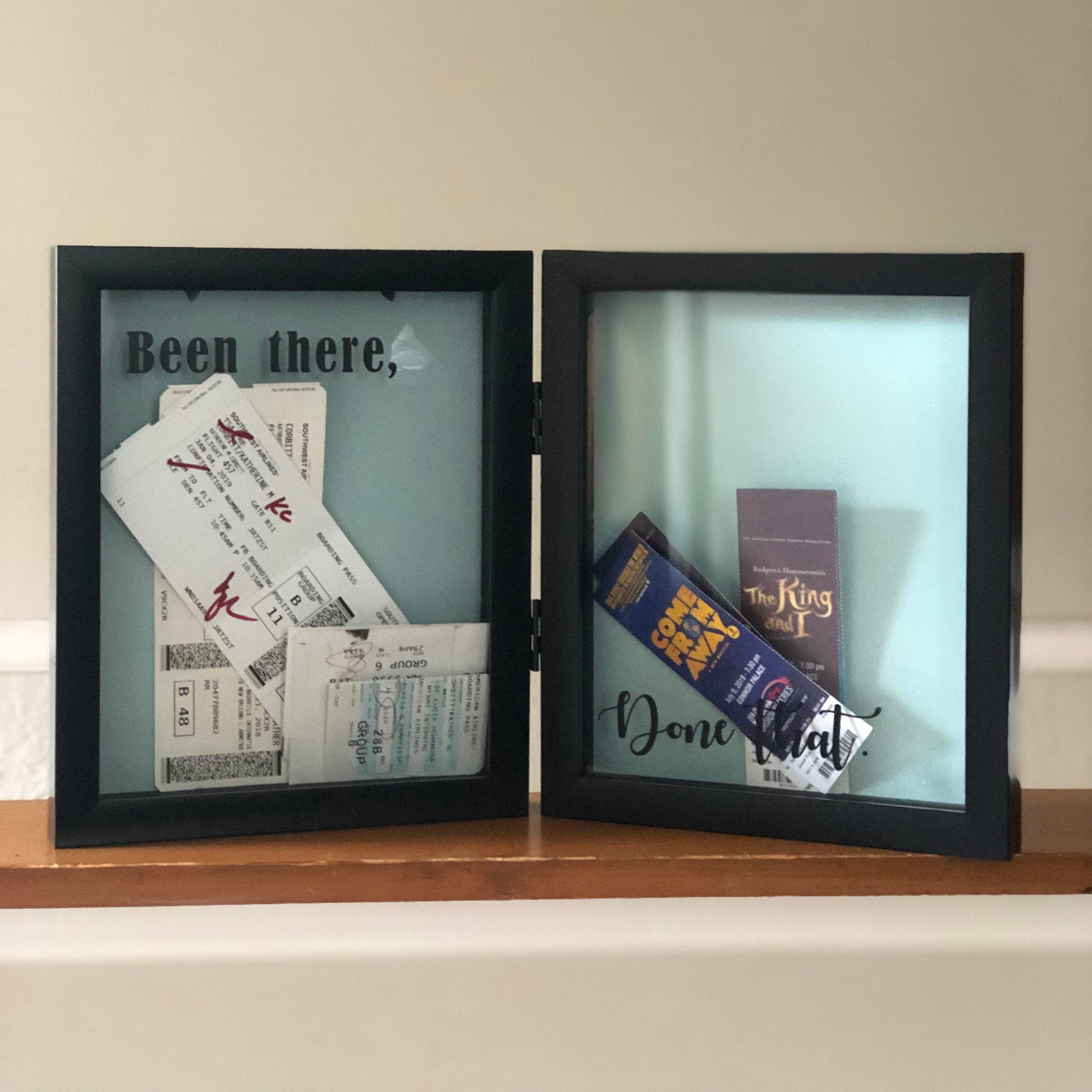 Been there...Done that... Shadow Box Frame | Etsy Been There Done That Shadow Box