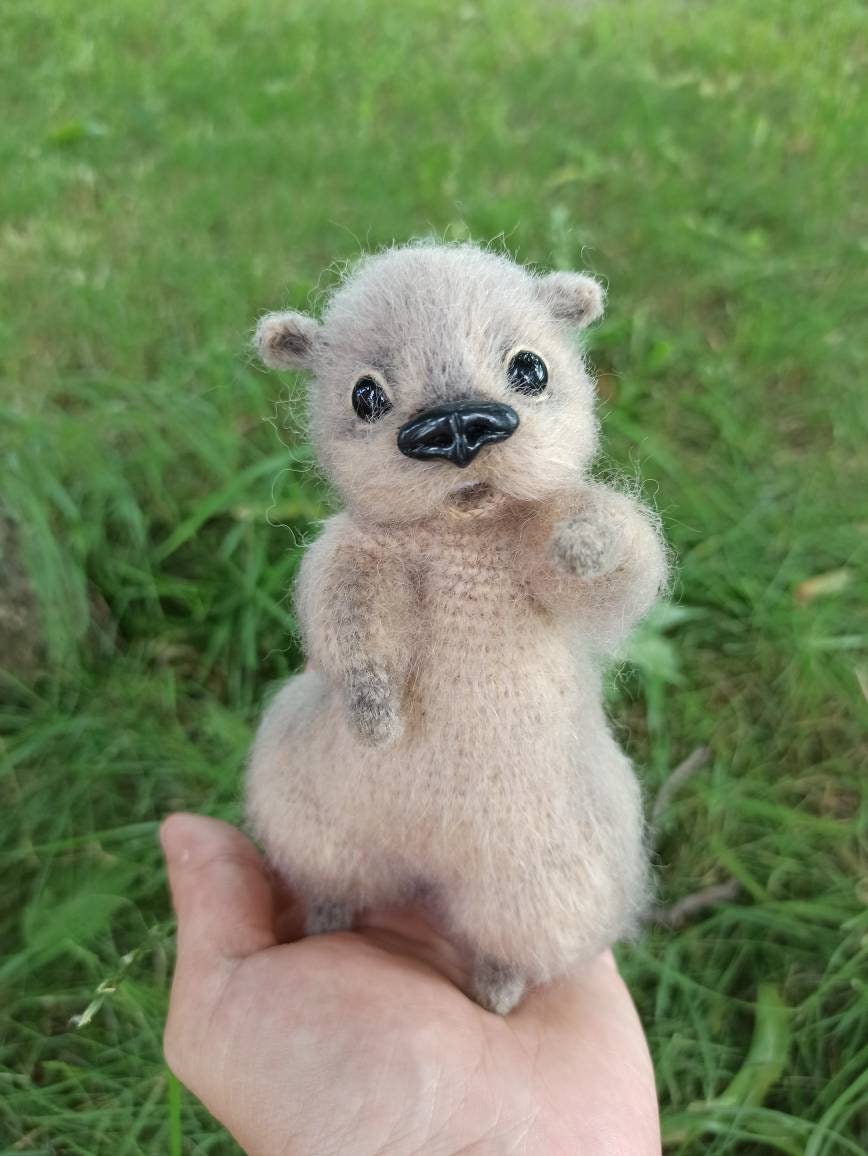 Crochet pattern realistic animals groundhog marmot crochet Etsy