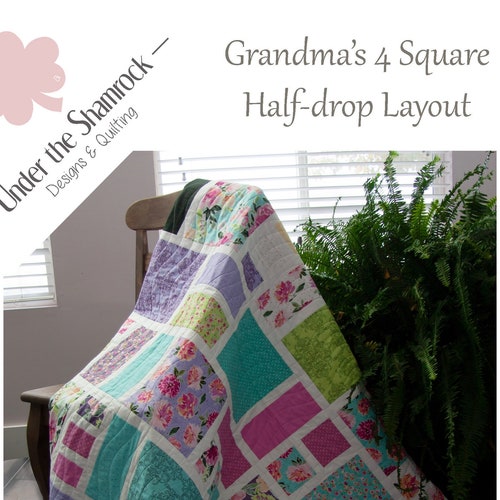 Grandma's Window Quilt Pattern / PDF Etsy
