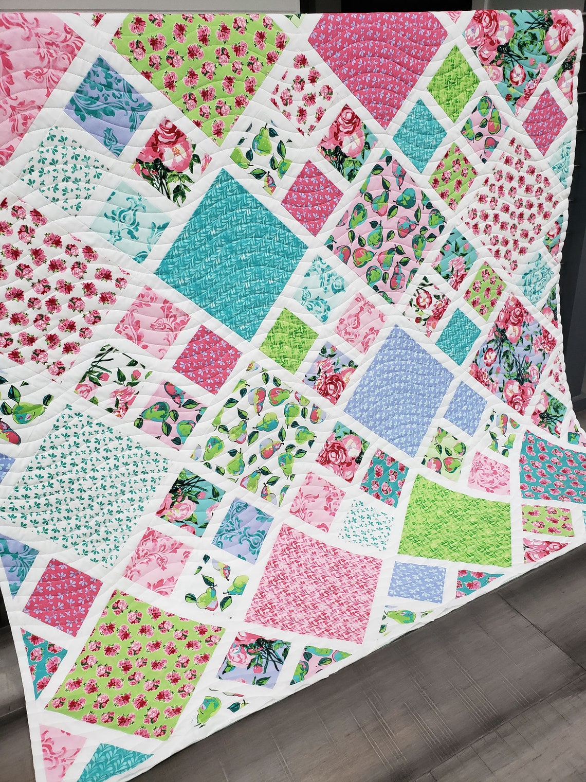 Grandma's Window Quilt Pattern Etsy