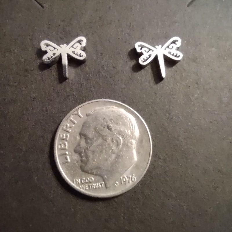 Enamel Dragonfly Studs main image 0