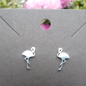 Tiny Flamingo Stud Earrings