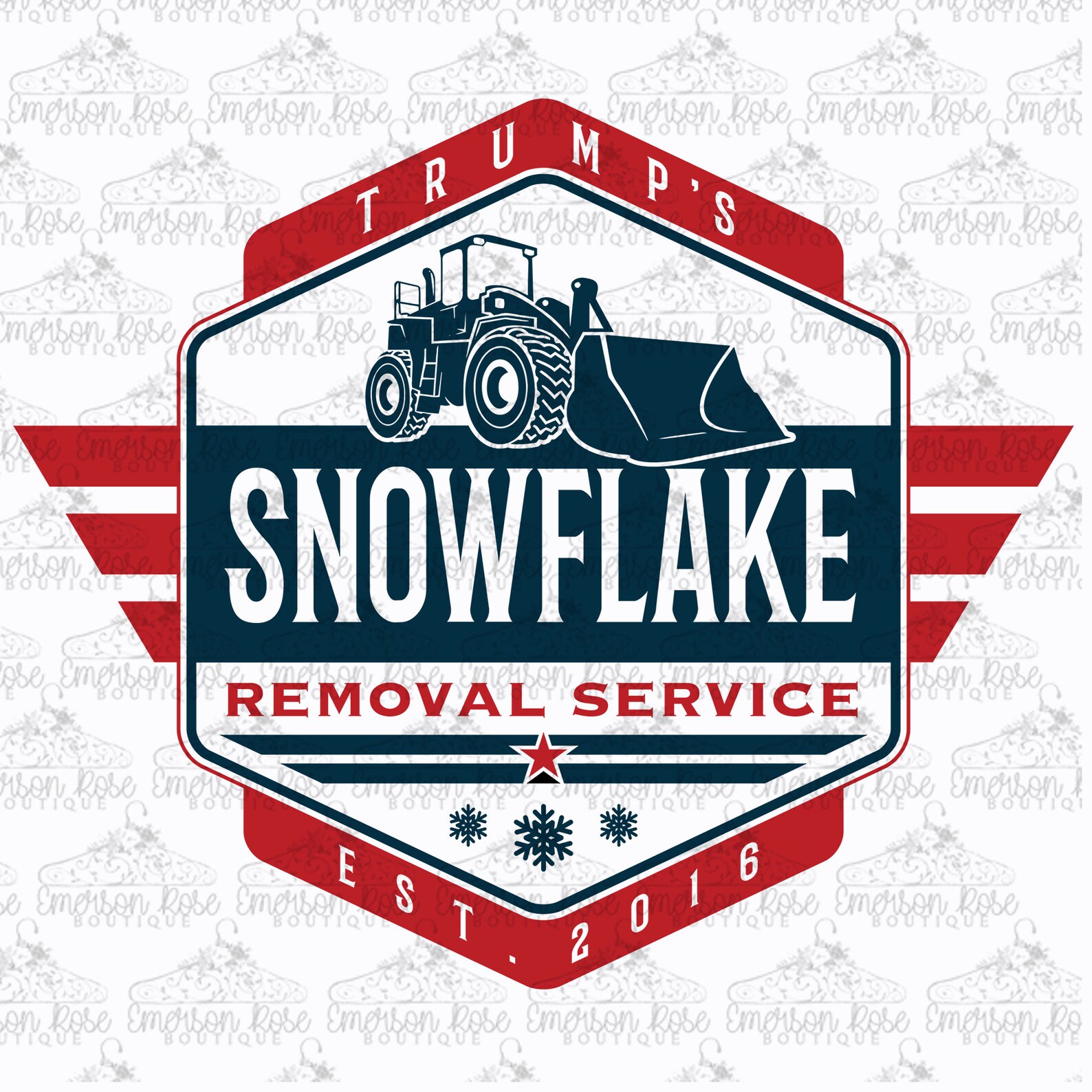 Trump 2020 Snowflake Removal Company PNG Digital Download Etsy