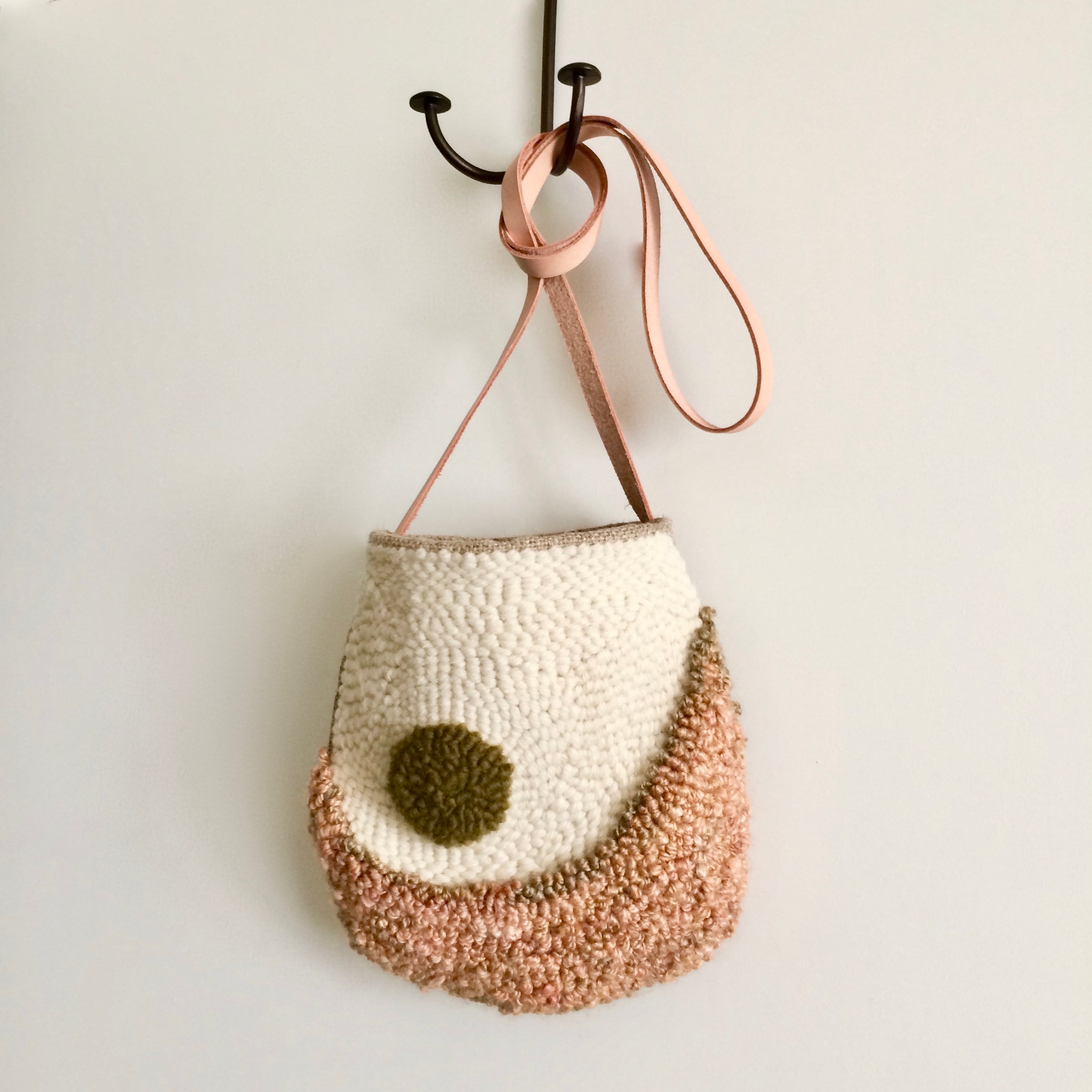 The Dorothy Bag Handmade Wool and Linen Shoulder Bag in Etsy
