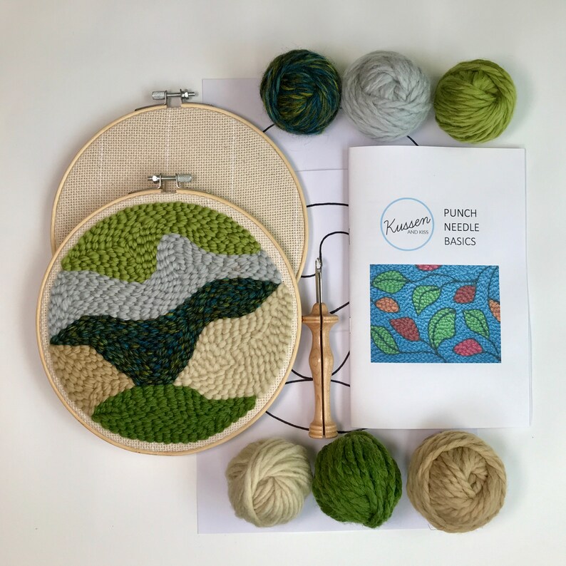 Beginner Punch Needle Kit /optional Oxford 10 Regular or Etsy