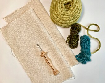 Monk's Cloth: Punch Needle Fabric, Rug Hooking Backing (36" x 58/60", 91cm x 150cm)