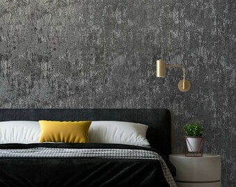 Dark Grey Wallpaper Etsy dark grey wallpaper etsy