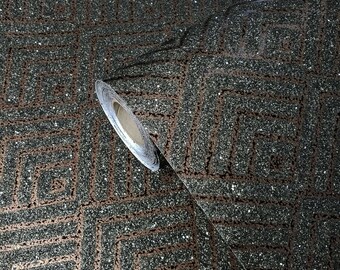 Mica Vermiculite Gray silver metallic gold Arthouse Scales Natural Wallpaper 3D