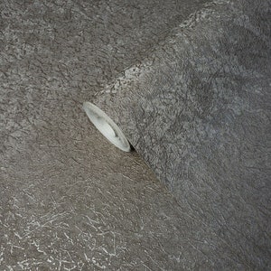 Texturé Papier Peint Ivoire Beige Crème Fissures Plain Faux Plâtre 3D WALLCOVERINGS