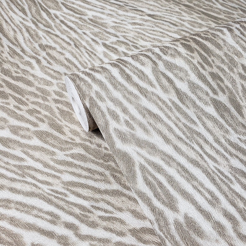 Textured Wall coverings Modern Embossed Vinyl Wallpaper Ivory Etsy