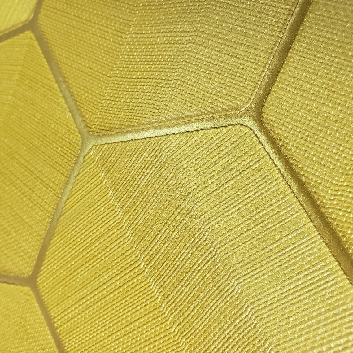 Lamborghini Hexagon Feature Yellow Gold Metallic textured | Etsy