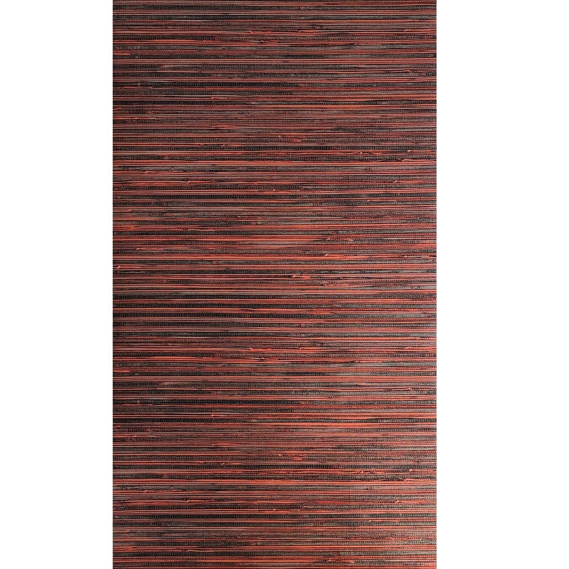 Faux grasscloth wallpaper orange bronze brown gold metallic Etsy