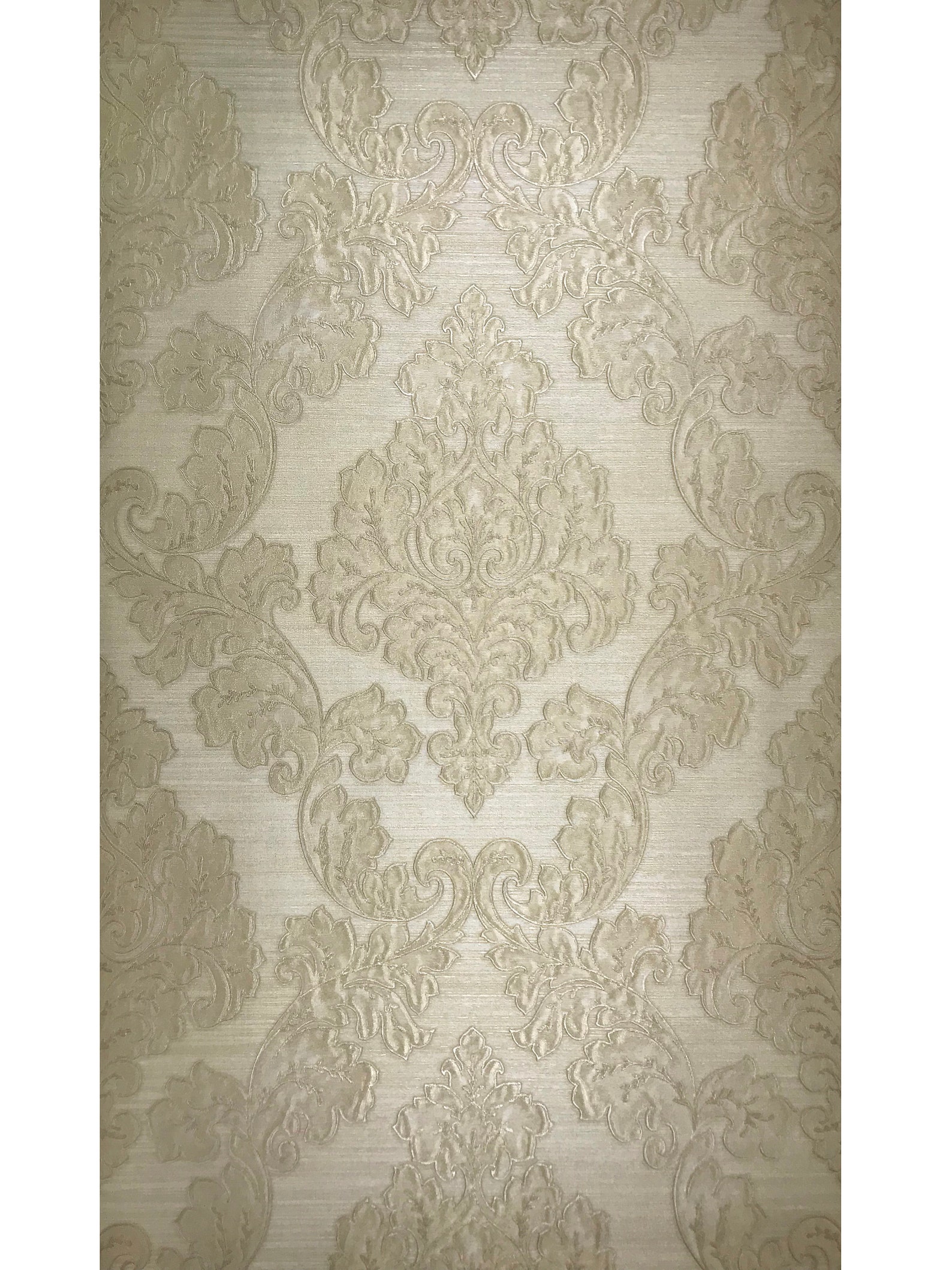 Embossed Wallpaper beige ivory gold Metallic Textured Etsy