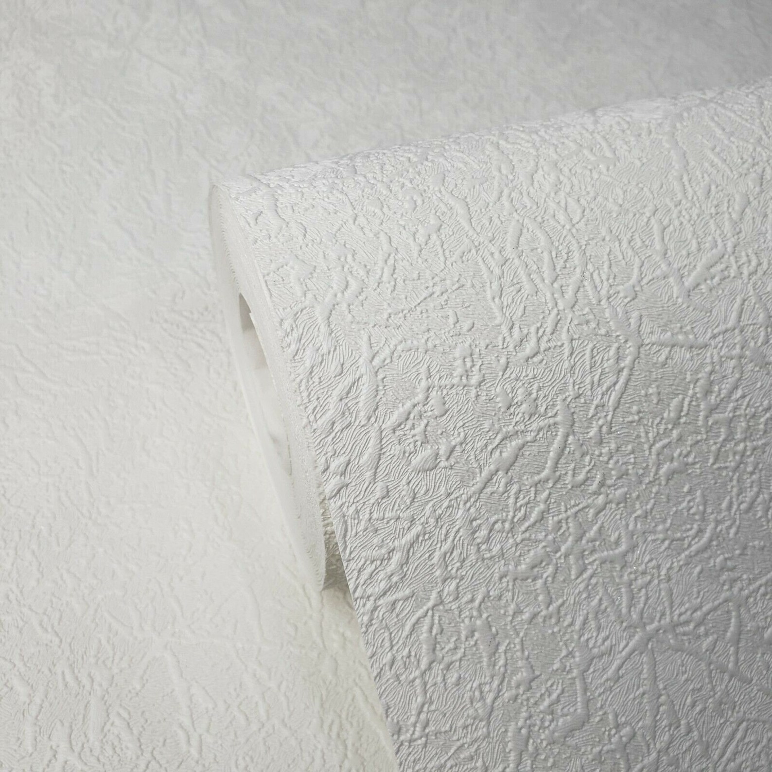 Embossed Wallpaper White Modern Plain Wallcoverings rolls faux Etsy