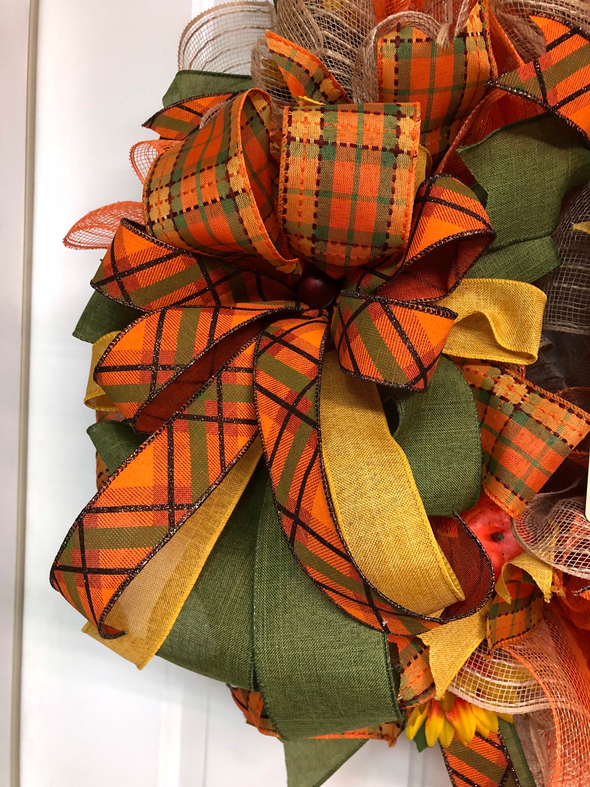 DIY Fall Gnome Wreath Kit Make Your Own Fall Wreath Etsy