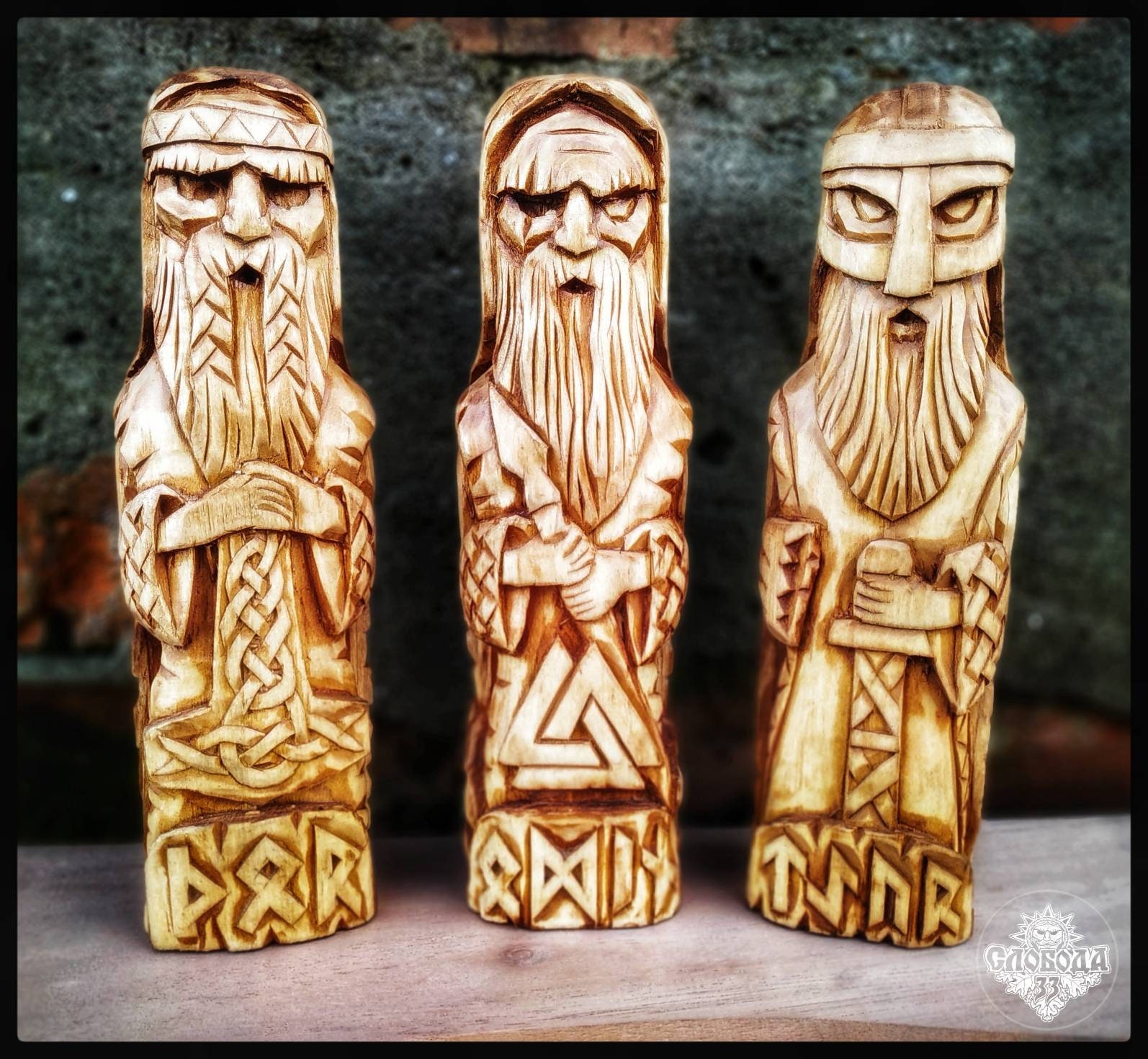 Idols of Gods Norse Pantheon Scandinavian Gods Nordic Gods | Etsy UK