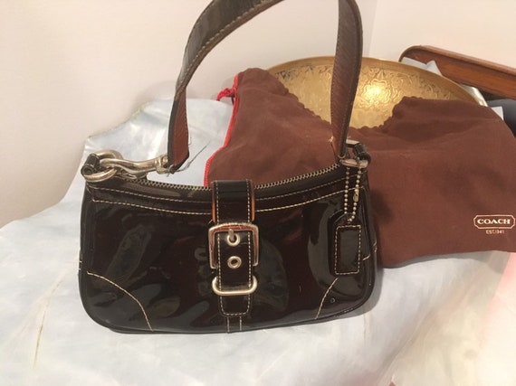 coach black purse