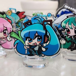 6cm MIKU acrylic standee keychains!