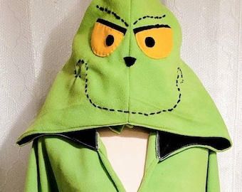 Grinch cold weather kimono