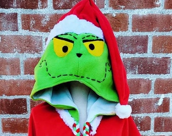 Santa Grinch kimono