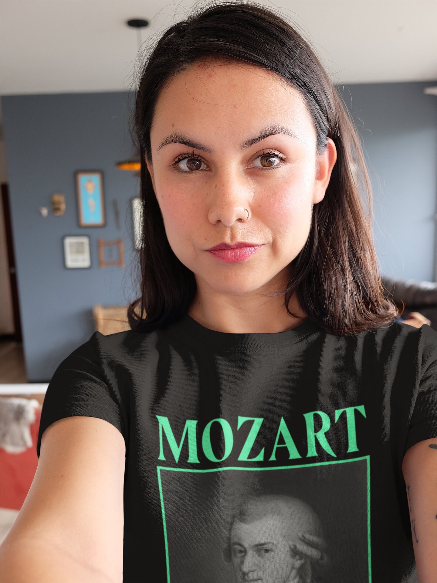 Mozart shirt musician gift Unisex T 