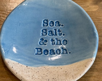 Sea, Salt & The Beach Ring Dish,  Trinket Dish