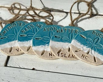 Sand Dollar Ornament, Beach Ornaments