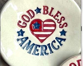 God Bless America Pottery, Patriotic Pottery
