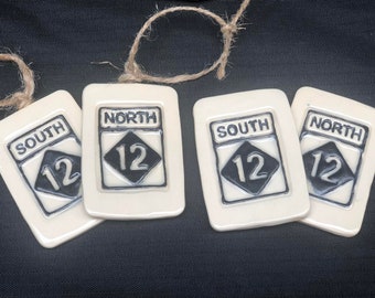 ROUTE 12 Ornament, ROUTE 12 Magnet, ROUTE 12 North/South