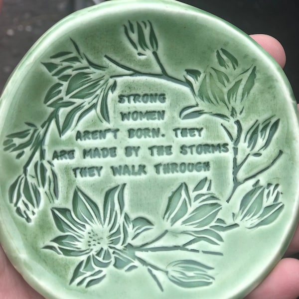 Strong Women Ring Dish