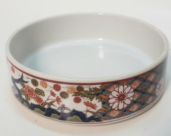 Japanese Coin/Trinket Dish/Vintage 1980s Old Imari Japan Porcelain Dish/Collectible/Boho Deco/Eclectic Gift