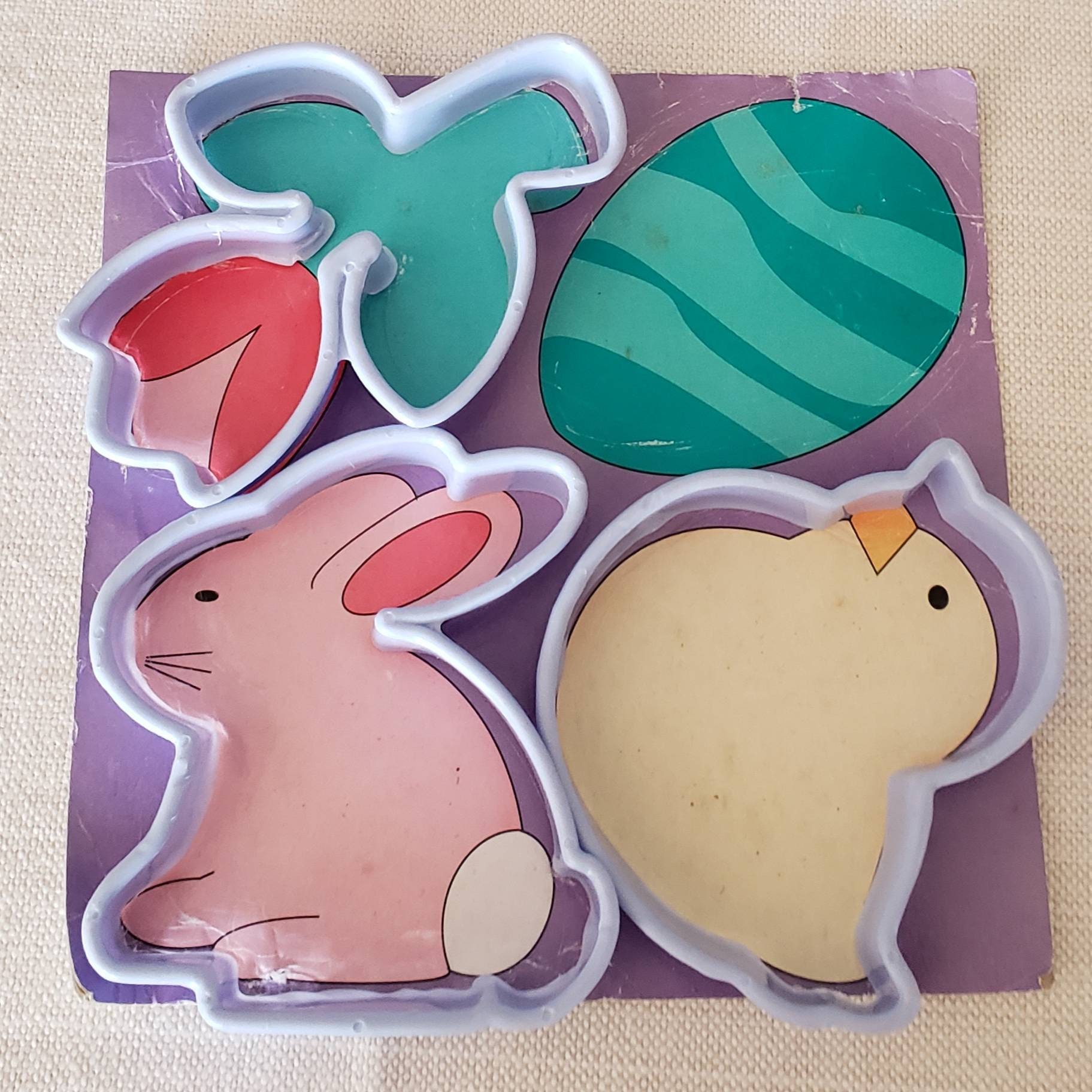 Vintage Easter Cookie Cutters/plastic Cookie Etsy