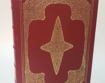 The Decameron by John Boccaccio/Vintage 1980   Easton Press Leather Bound Book Collectors Edition/Bookshelf Decor/Nostalgic Gift/Classic Lit