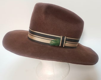 Vintage Brown Felt Cowboy Hat – Smithbilt, Boho Festival  display picture 2
