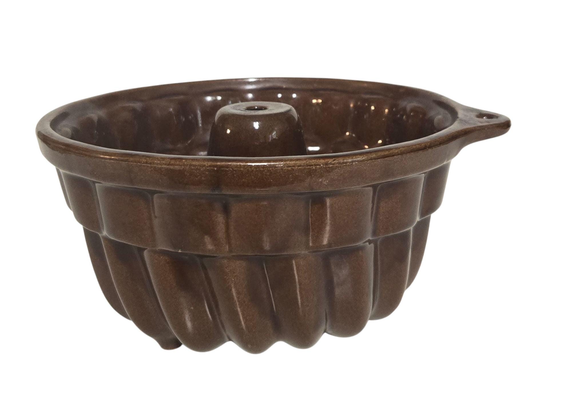 Ceramic Bundt Cake Mold Pan 950-21 W Germany/vintage 1960s 8