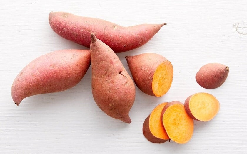 2 Tubers of Organic Sweet Potatoes Red Skin Yams Etsy
