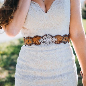 Leather Wedding/Dress Belt