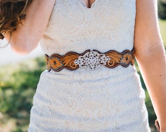 Leather Wedding/Dress Belt