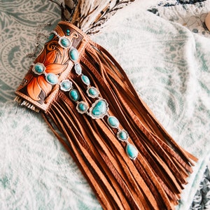 Custom Leather Bouquet Wrap