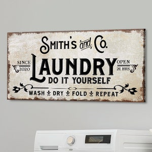 Laundry Room Decor | Custom Laundry Sign | Rustic Laundry Room Decor | Vintage Laundry Room Decor Sign | Laundry Room Sign Home Decor