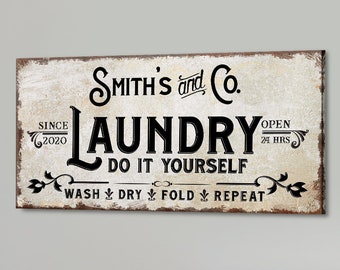 Laundry Room Decor | Custom Laundry Sign | Rustic Laundry Room Decor | Vintage Laundry Room Decor Sign | Laundry Room Sign Home Decor