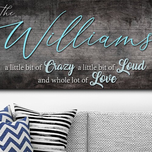 This is Us A Little Bit of Crazy Wall Art Blended Family Etsy