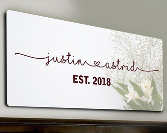 Romantic Gift Home Decor | Wedding Gift for Couple | Bedroom Wall Decor Wedding Gift | Anniversary Gift Wedding Sign | Bedroom Wall Art