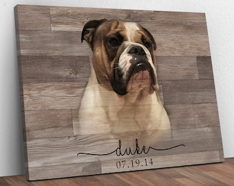 Pet Memorial Gift For Pet Lovers Custom Pet Portrait In Memory Of Dog Memorial Gift Loss Of Dog Loss Pet Sympathy Gift Pet Remembrance Gift