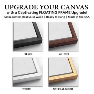 Canvas Floating Frames Upgrade | Wood Frames