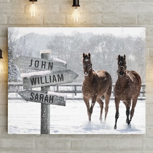 Custom Farm Sign Wall Art | Horse Ranch Custom Name Sign | Custom Farm Road Sign | Horse Ranch Custom Name Sign Wall Decor