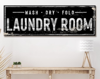 Laundry Sign | Laundry Room Sign | Laundry Room Decor Farmhouse | Wash Dry Fold  Farmhouse Laundry Room Sign | Personalized Laundry Signs